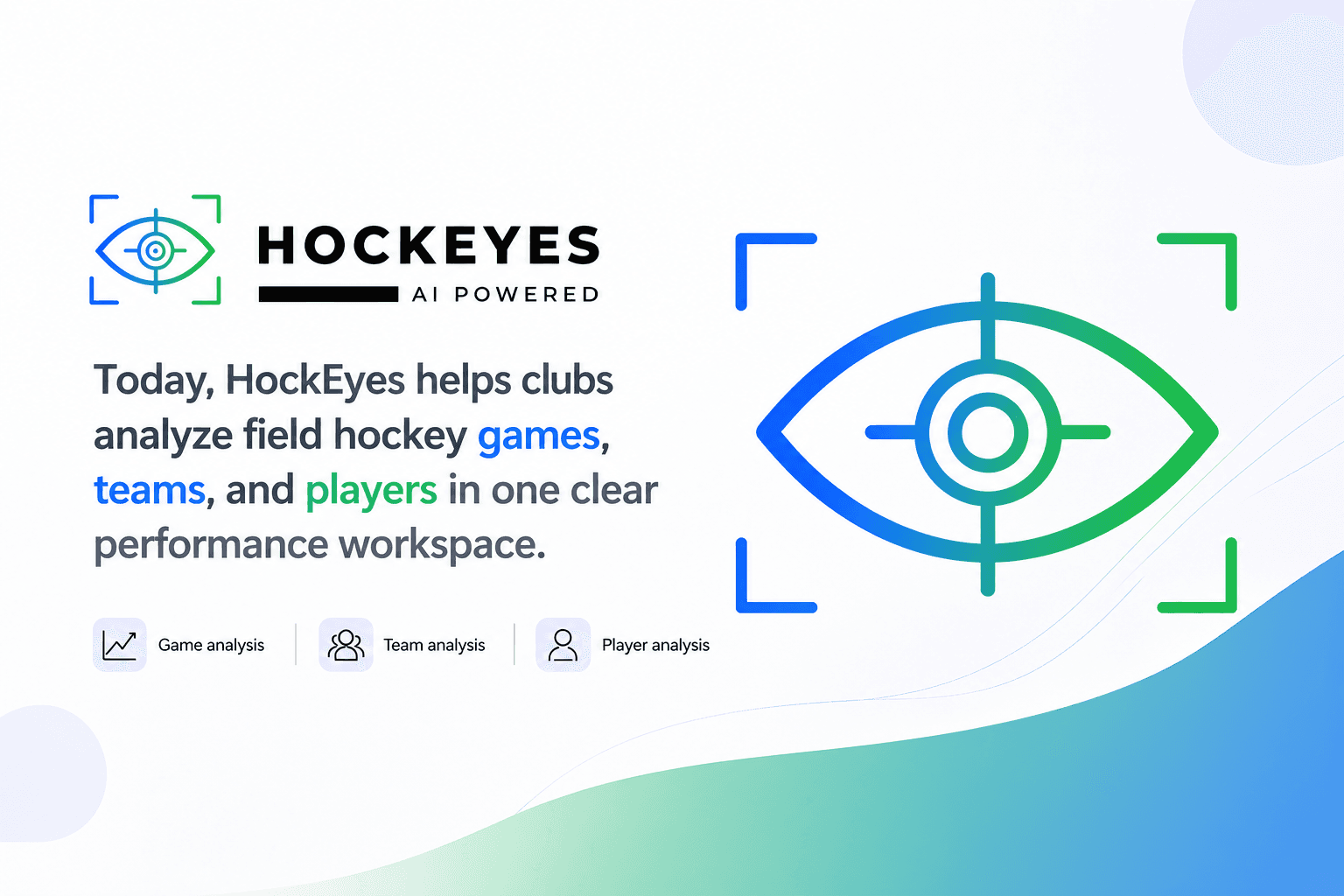 SaaS - HockEyes.tech - Field Hockey Analysis Platform